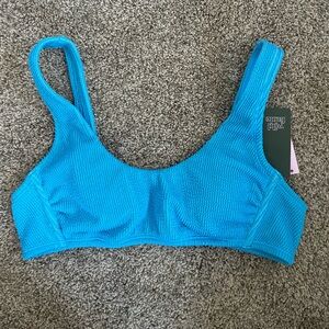 2/$25 Light Blue Wild Fable Bikini top - size Large